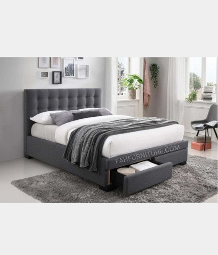 Alan Upholstery Storage Drawers Double Bed