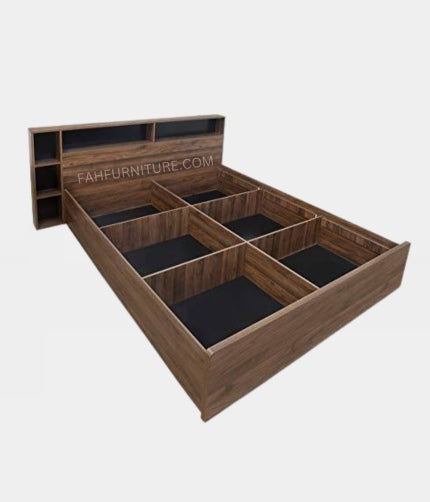 Leo 6 Storage Boxes Double Bed