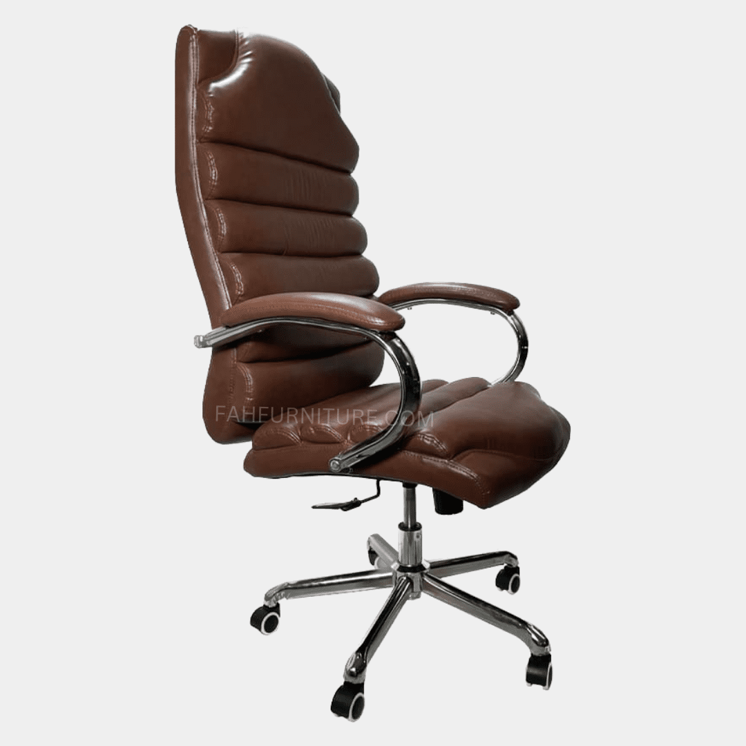 Faxin High Back Chair Brown