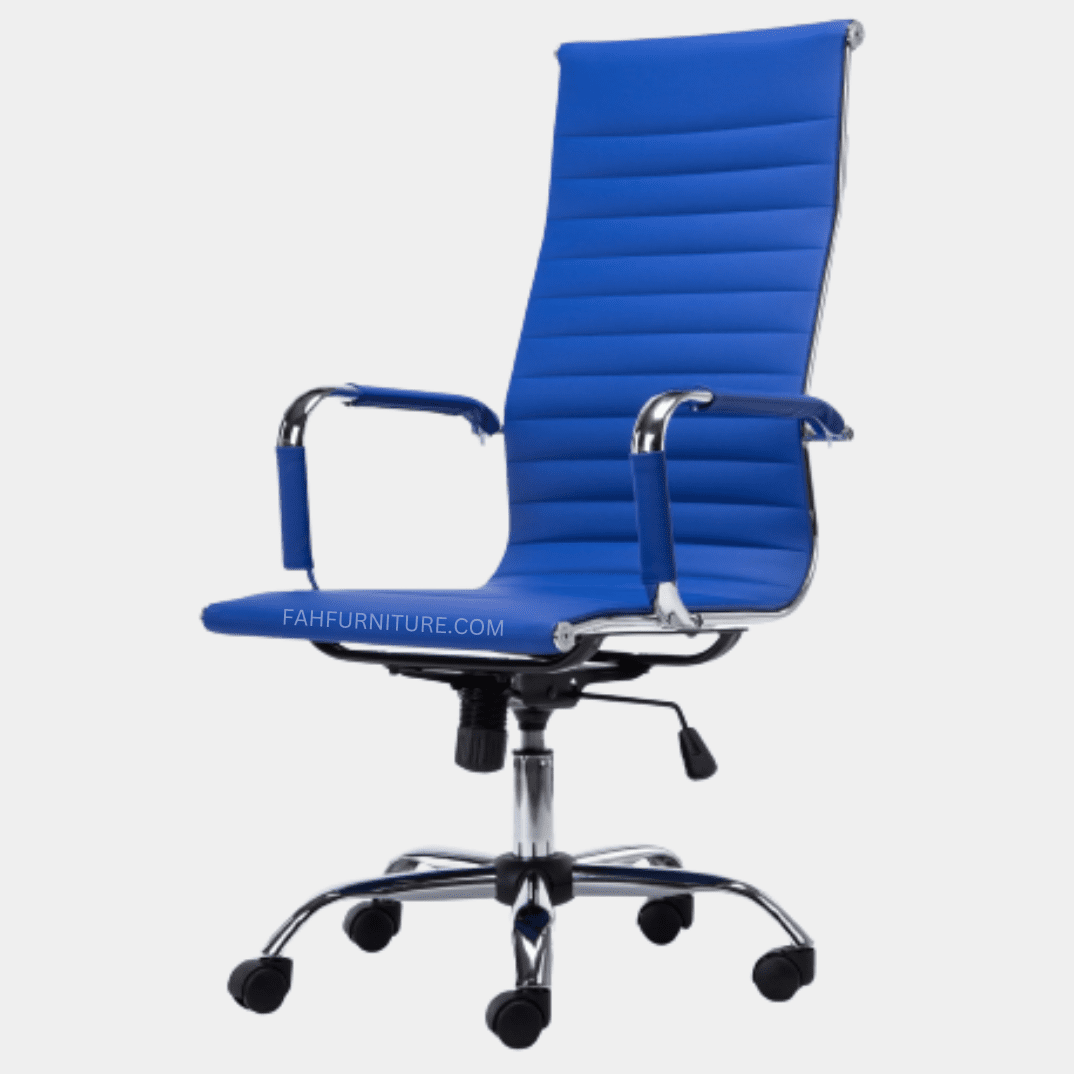 Rexin High Back Blue